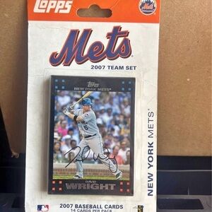 Topps 2007 New York Mets Baseball Card Set